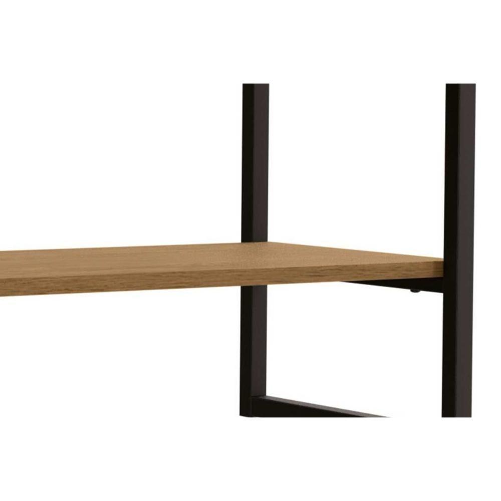 Prateleira Decorativa Sala Estar Industrial Li008 Canela-branco - Kappesberg - 5