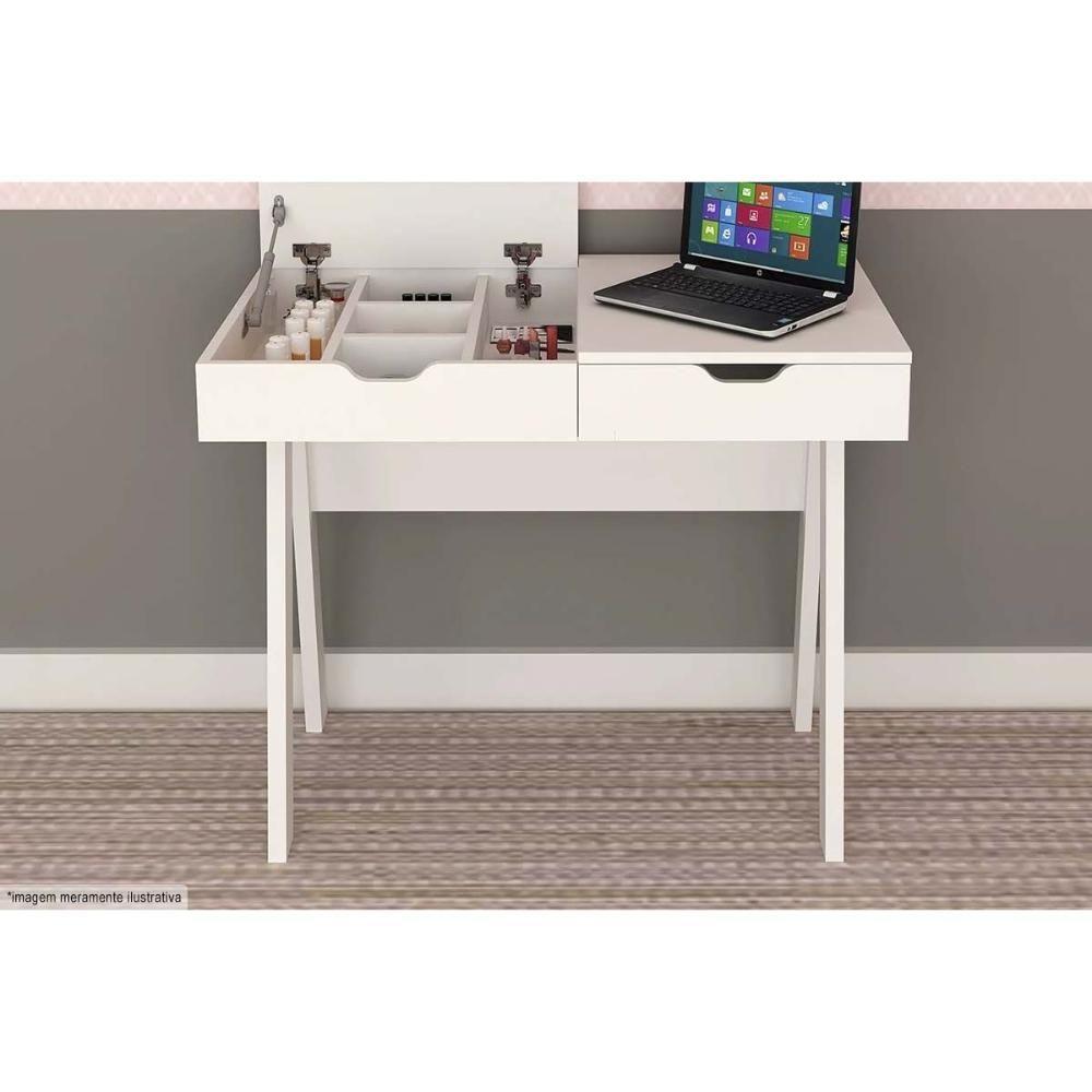 Penteadeira Camarim Juvenil Pe-2019 C- 1 Espelho Branco - Tecno Mobili - 9