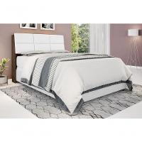 Cabeceira Box Queen 1,58 Isis Malbec Com Painel Class Branco - Framar Móveis - 1