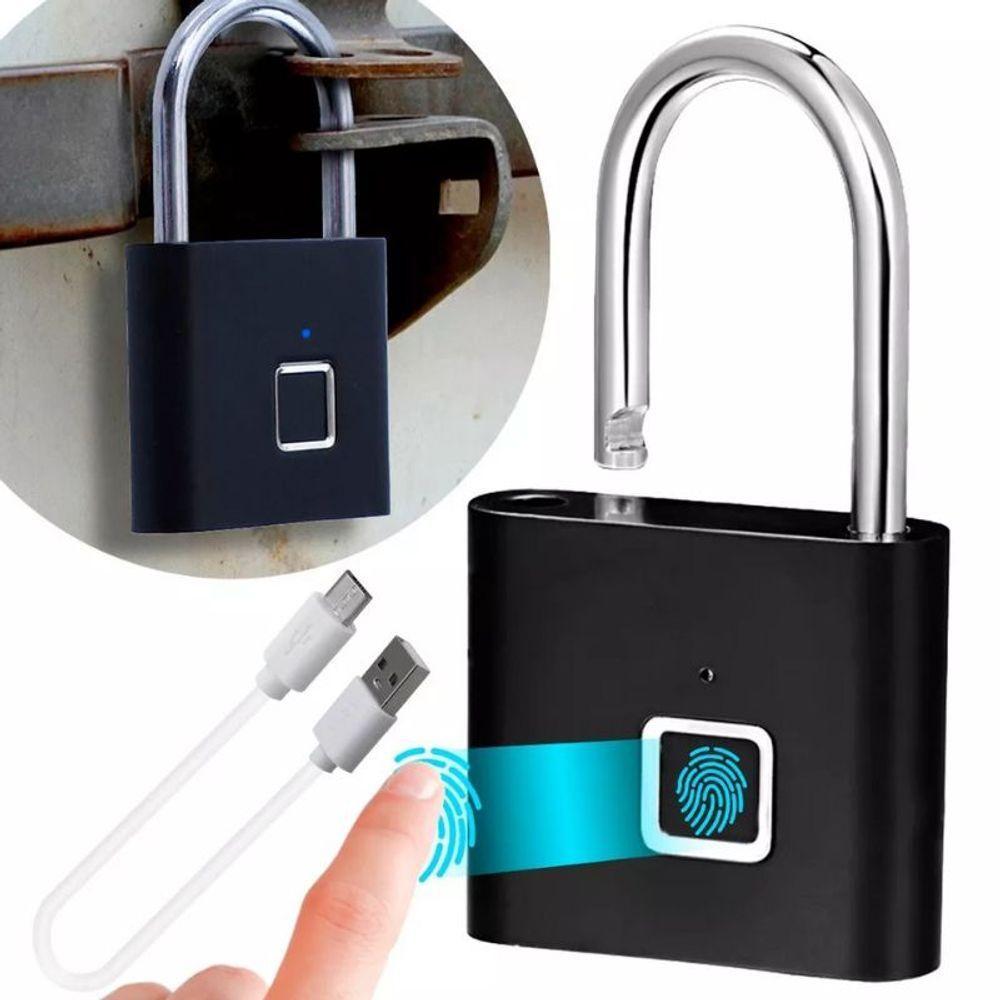Cadeado Inteligente Com Desbloqueio Por Impressão Digital - 8