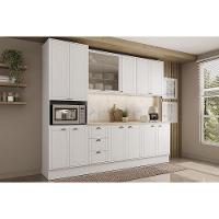 Kit De Cozinha Completa 5 Peças Bella (2aéreos+2balcões+1paneleiro) C5p120 Branco - Carraro - 1