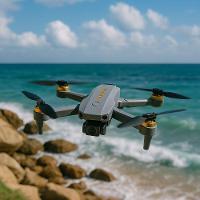 Drone S108 Pro Dobrável Câmera Hd-4k Controle Com Tela Retorno Automático E Bateria Extra Alcance Até 120m - 5