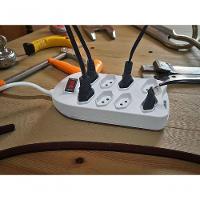 Extensão Régua 3m 8 Tomadas Filtro De Linha Bivolt In-tech Branca