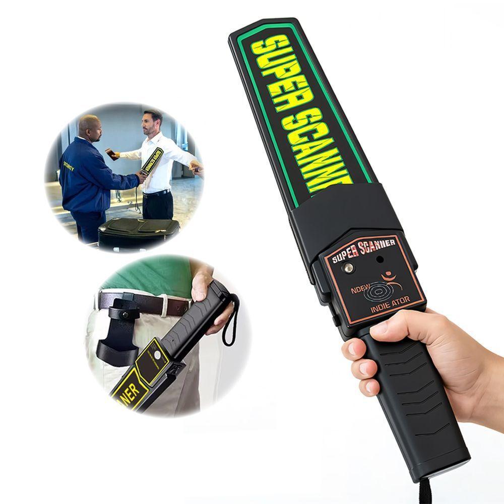 Detector De Metais Portátil Md 3003b1 Super Scanner Bastão Preto Alta Sensibilidade - 2