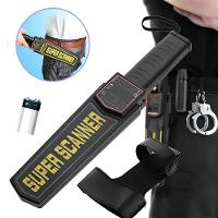 Detector De Metais Portátil Md 3003b1 Super Scanner Bastão Preto Alta Sensibilidade