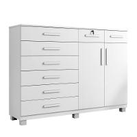 Cômoda Triunfo 8 Gavetas E 2 Portas Branca - 3