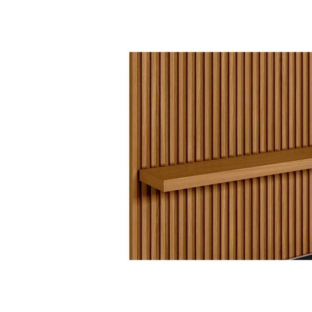 Módulo Prateleira 140cm P- Painel De Sala Nature Fosco - Linea Brasil - 5