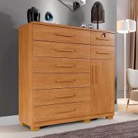 Cômoda Bela Plus 8 Gavetas E 1 Porta Cinamomo - 1