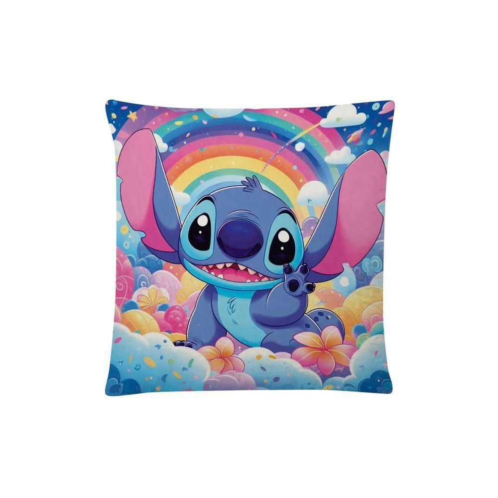 Kit 02 Capas De Almofada Infantil Personagens + Almofada Nó Stitch 01 Nó Rosa - 4