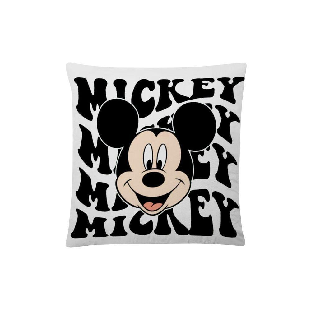 Kit 02 Capas De Almofada Infantil Personagens + Almofada Nó Mickey 02 Nó Rosa - 4