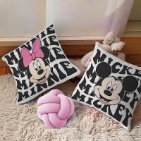 Kit 02 Capas De Almofada Infantil Personagens + Almofada Nó Mickey 02 Nó Rosa - 3