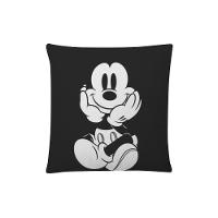 Kit 02 Capas De Almofada Infantil Personagens + Almofada Nó Mickey 04 Nó Preto