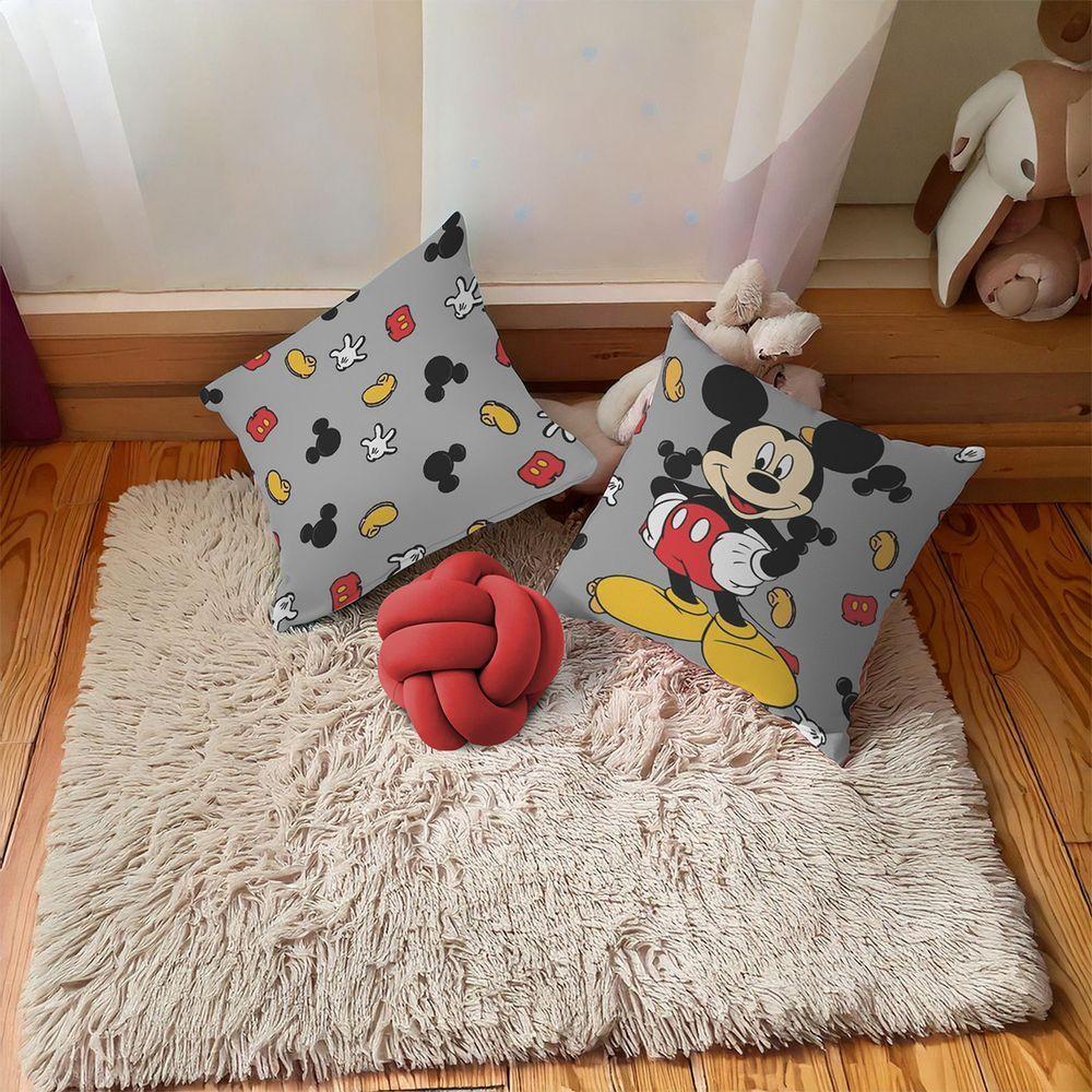 Kit 02 Capas De Almofada Infantil Personagens + Almofada Nó Mickey 03 Nó Vermelho - 2