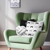 Kit 02 Capas De Almofada Infantil Personagens + Almofada Nó Game Nó Branco - 3