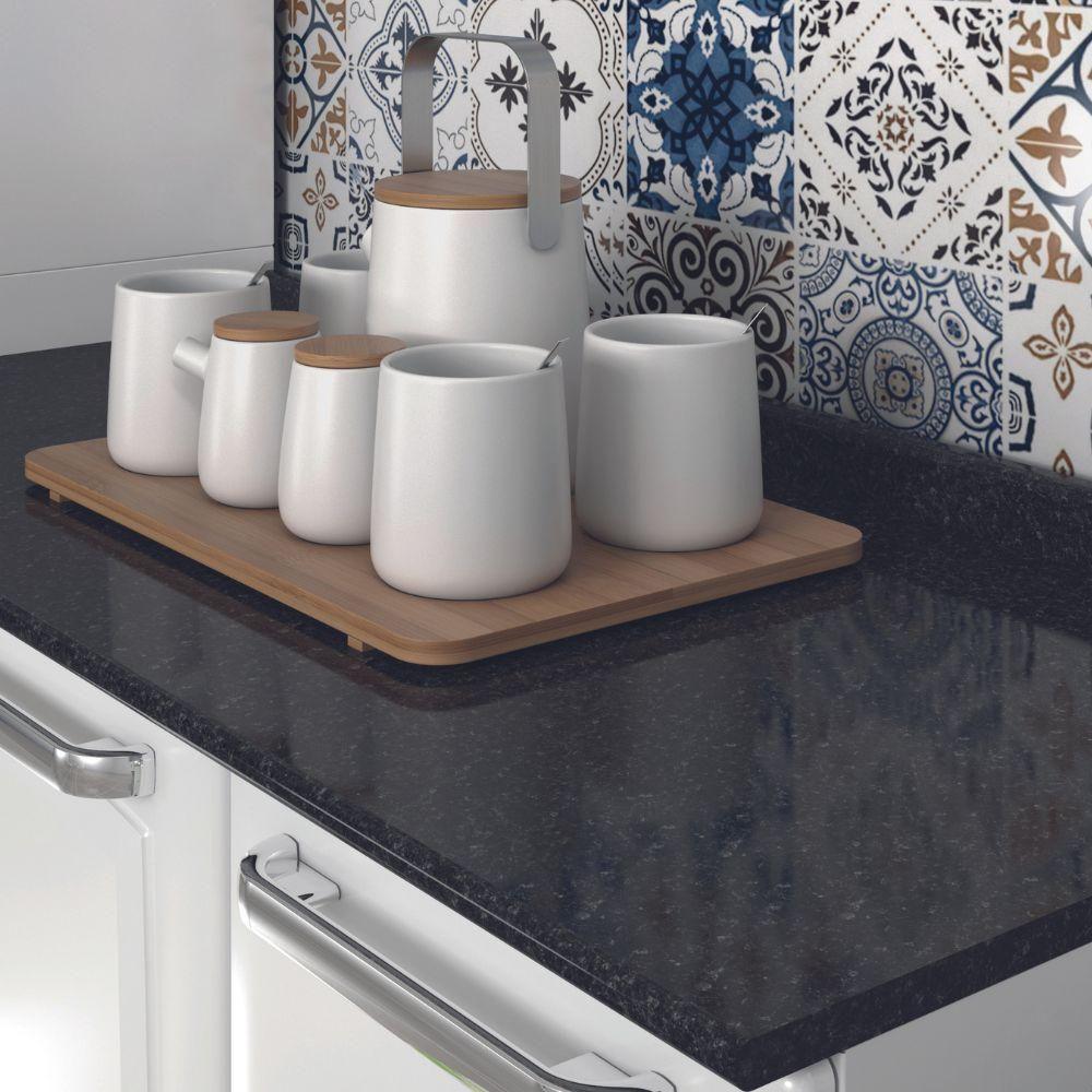 Balcão De Cozinha Em Aço 3 Portas 2 Gavetas Branco Luce Itatiaia Branco - 5