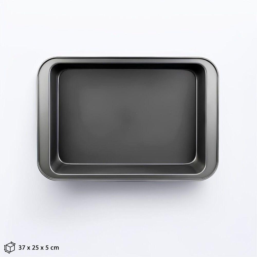 Assadeira Retangular Antiaderente 37x25cm Para Bolos E Tortas - 3