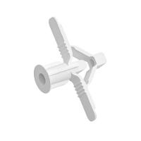 Bucha Para Gesso Nº2 (15 A 24mm) - Embalagem Com 250 Peças - Fixação Em Drywall E Gesso Acartonado