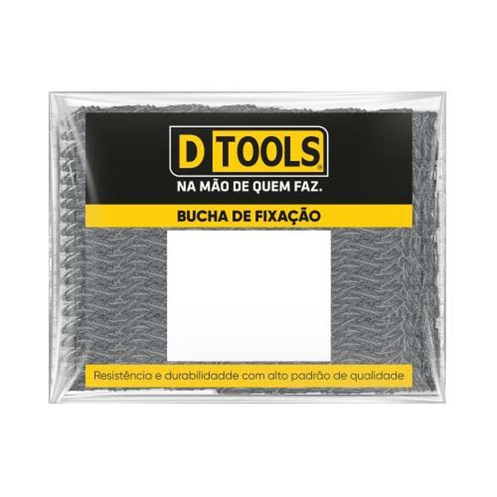 Bucha Para Tijolo Furado Nº8 - Caixa Com 500 Unidades - Fixação De Armários E Prateleiras - 2