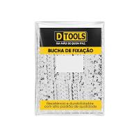 Bucha Para Gesso Nº1 (4 A 15mm) - Embalagem Com 50 Peças - Fixação Em Drywall - Dtools - 2