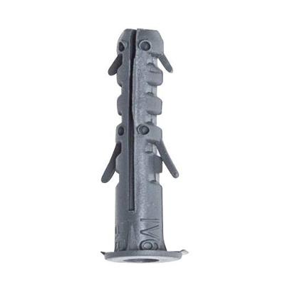 Bucha Com Anel 6mm (saco Com 1000) - Fixação Em Paredes De Tijolo, Cimento E Concreto