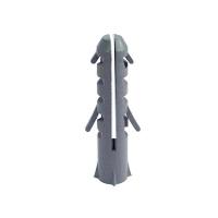 Bucha 8mm Polietileno Alta Densidade - Kit 1000 Unidades - Fixação Em Paredes De Tijolo E Concreto - 1