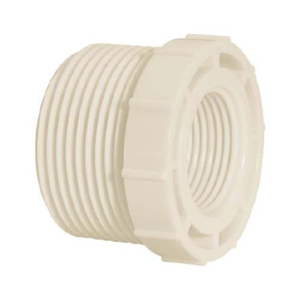 Bucha De Redução Pvc 1.1-2'' X 1'' Amanco - Pn 750 Kpa - Junta Roscável Interna-externa - 1