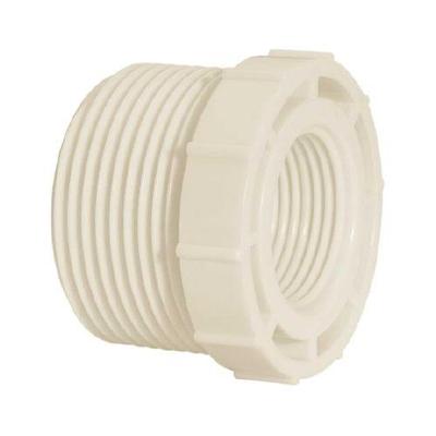 Bucha De Redução Pvc 1'' X 1-2'' Amanco - Pn 750 Kpa - Junta Roscável - Bitolas 1-2 A 2