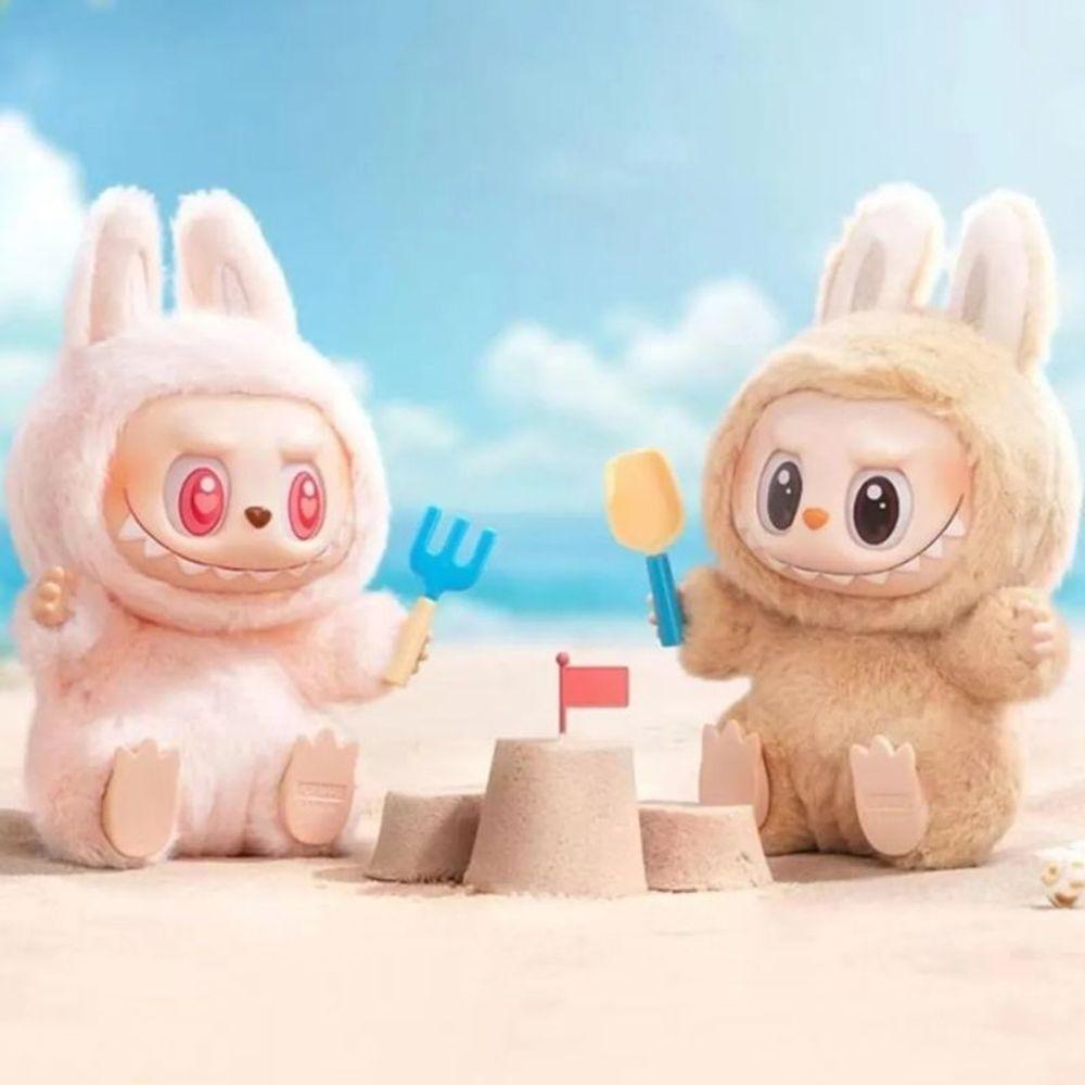 Labubu Boneco De Pelúcia Sentado Chaveiro Surpresa - 4