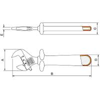 Chave Ajustável Isolada Iec 60900 10'' Tramontina Pro Tramontina - 2