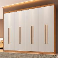 Roupeiro New Porto 8 Portas E 4 Gavetas Cin/off - 1