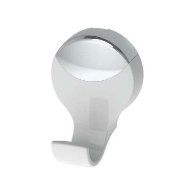 Cabide Lavello Branco-cromado 6,2x4,5x5,4cm - Herc