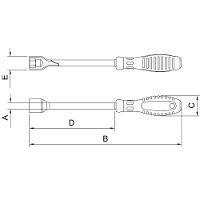 Chave Canhão Isolada Iec 60900 - 5,5 Cm Tramontina Pro Tramontina - 2