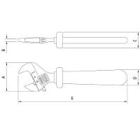 Chave Ajustável Isolada Iec 60900 6'' Tramontina Pro Tramontina - 2