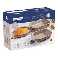 Jogo De Assadeiras Tramontina Brasil Em Alumínio Com Antiaderente Starflon Max Preto 3 Peças Tramontina - 4