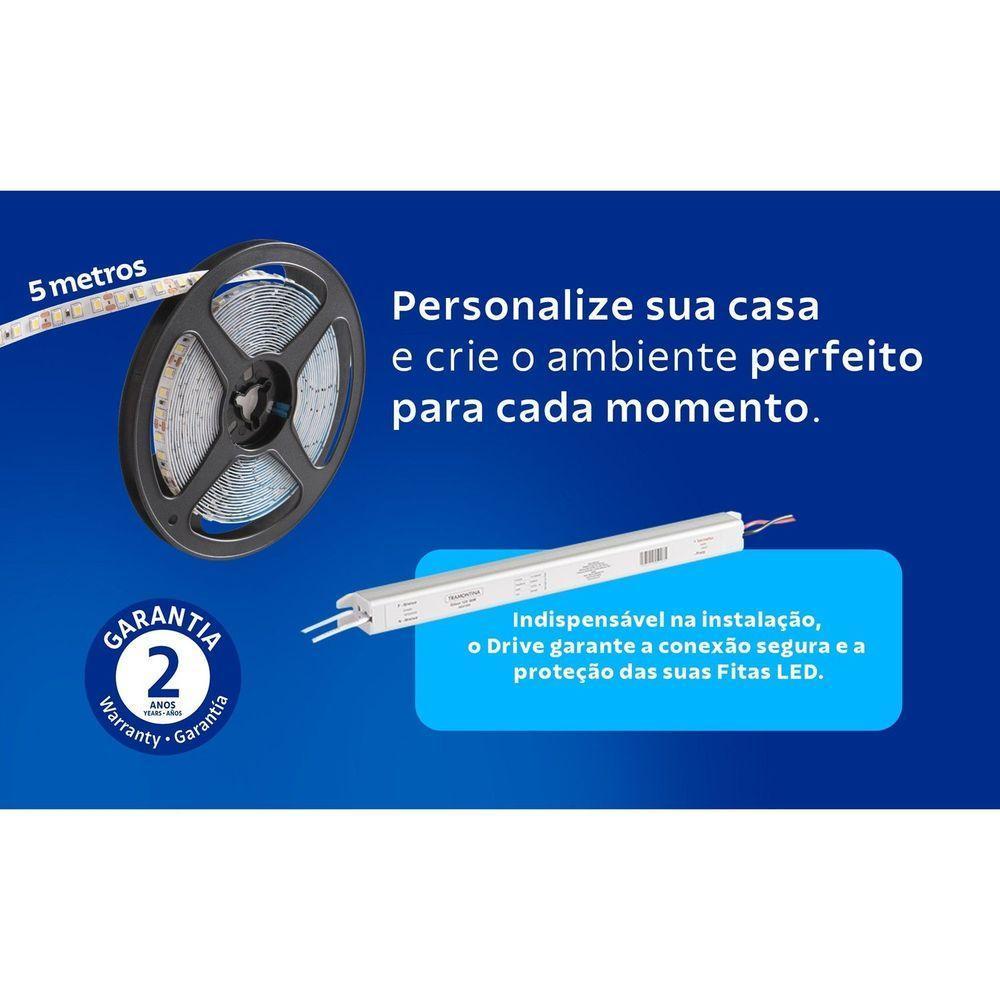 Fita Led Cob Tramontina 10 W 12 V 6500 K Luz Branca 5 M Tramontina - 4