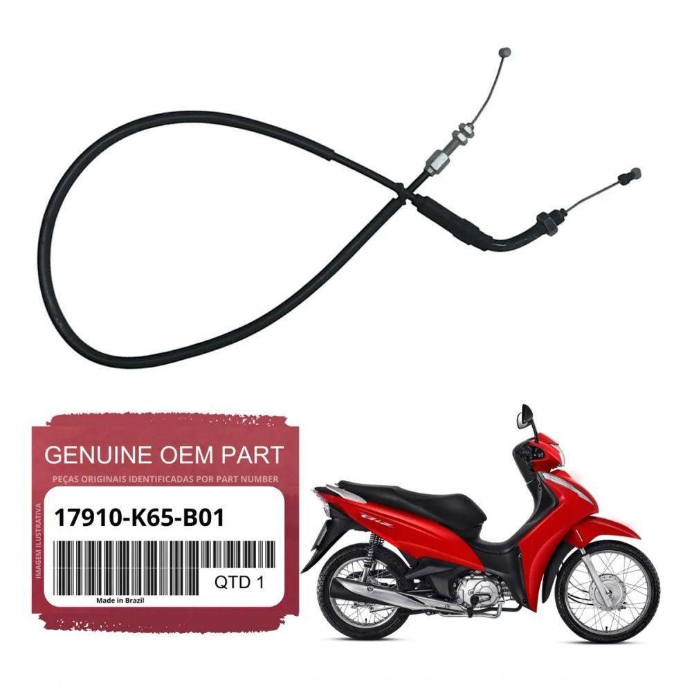 Honda Biz 110i Cabo Acelerador Genuíno 17910k65b01 - 1