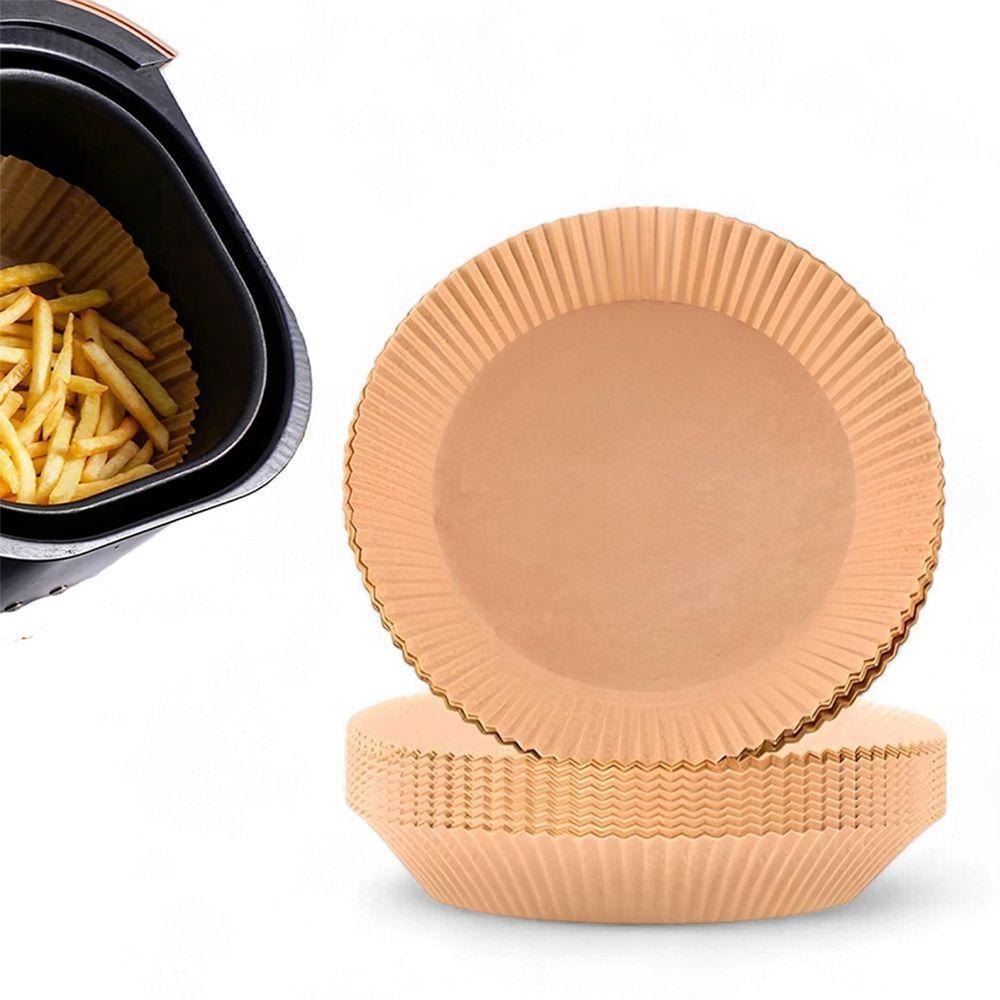 Forma De Papel Para Airfryer Redonda 50 Unidades Descartável Antiaderente - 1