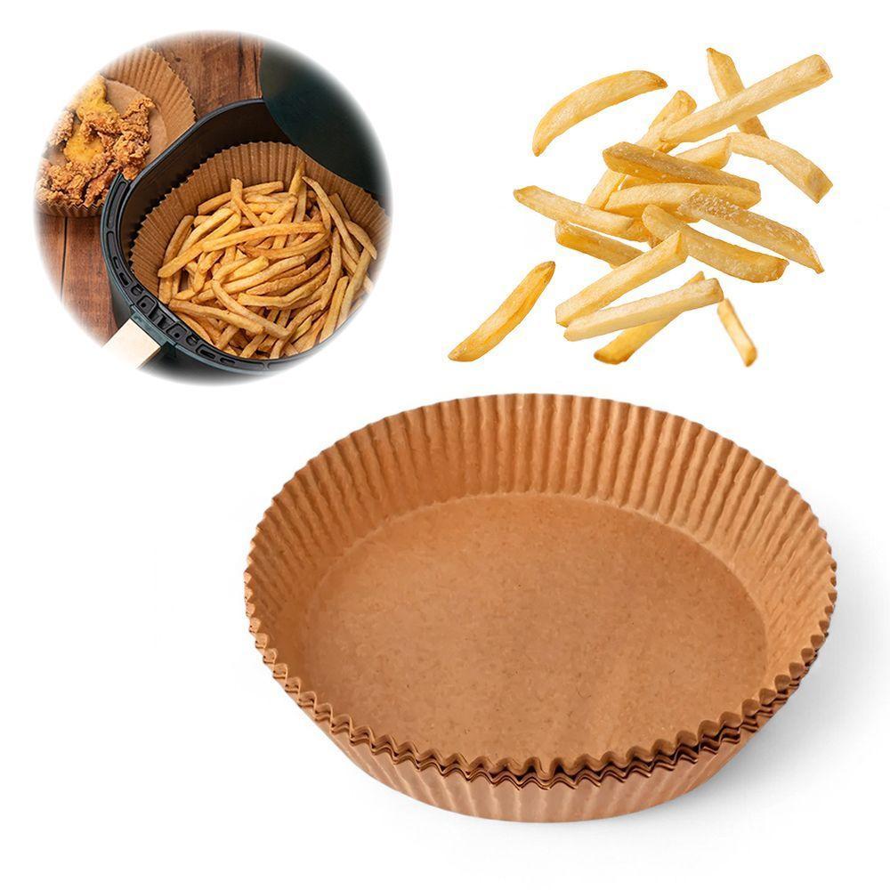 Forma De Papel Para Airfryer Redonda 50 Unidades Descartável Antiaderente - 2