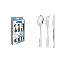 Faqueiro Tramontina Cosmos Aço Inox Facas Mesa Acabamento Brilho 24 Peças Tramontina - 1