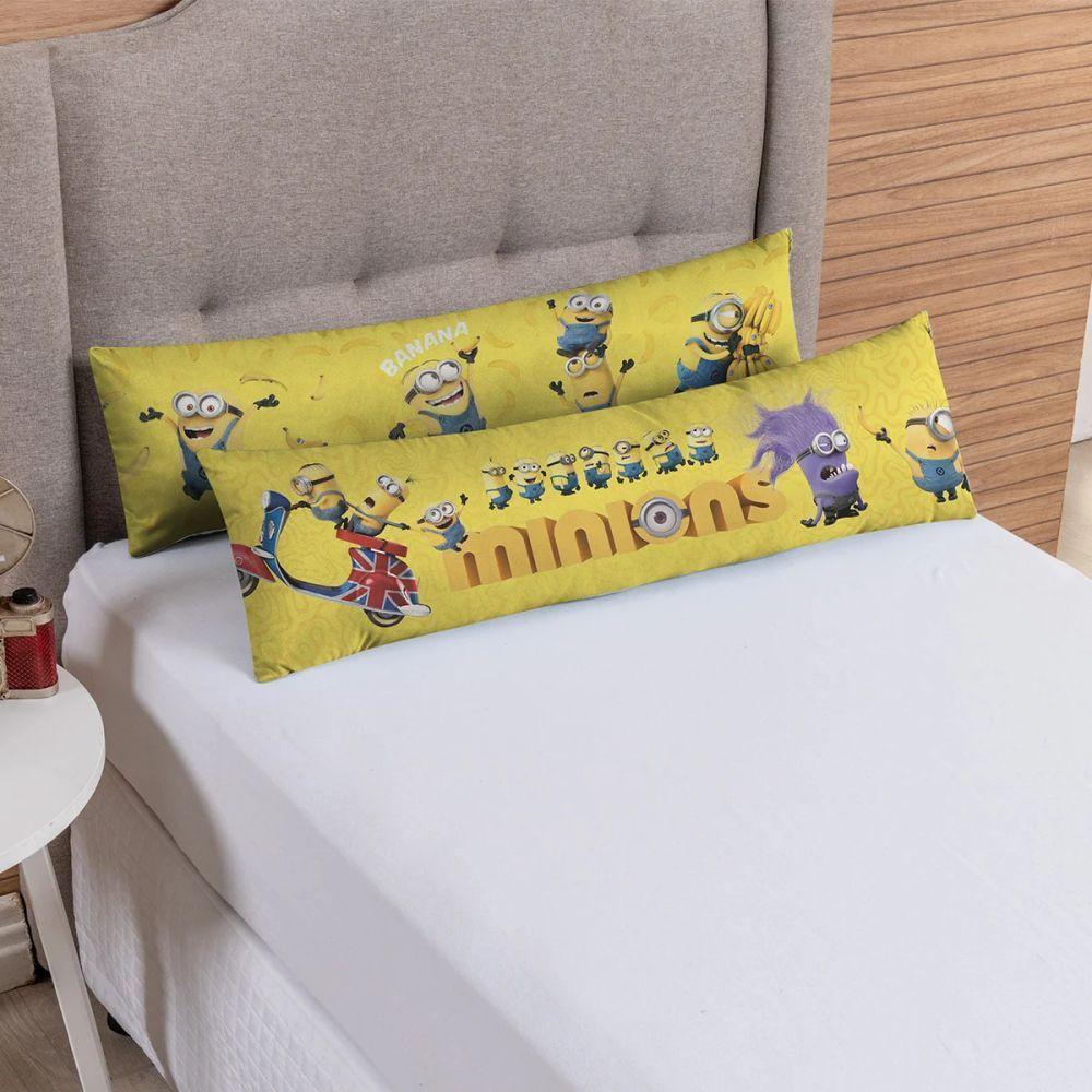 Travesseiro De Corpo Infantil 75cm X 20cm Kit 02 Peças Mnio - 1