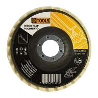 Disco Flap 115 X 22,23mm Para Polimento - Fibra De Vidro-nylon-lã De Carneiro - 1