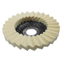 Disco Flap 115 X 22,23mm Para Polimento - Fibra De Vidro-nylon-lã De Carneiro - 3