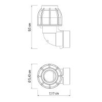 Cotovelo 90º De Compressão Rosca Fêmea 25 Mm X 3-4 Tramontina Para Mangueiras De Pead Tramontina - 3