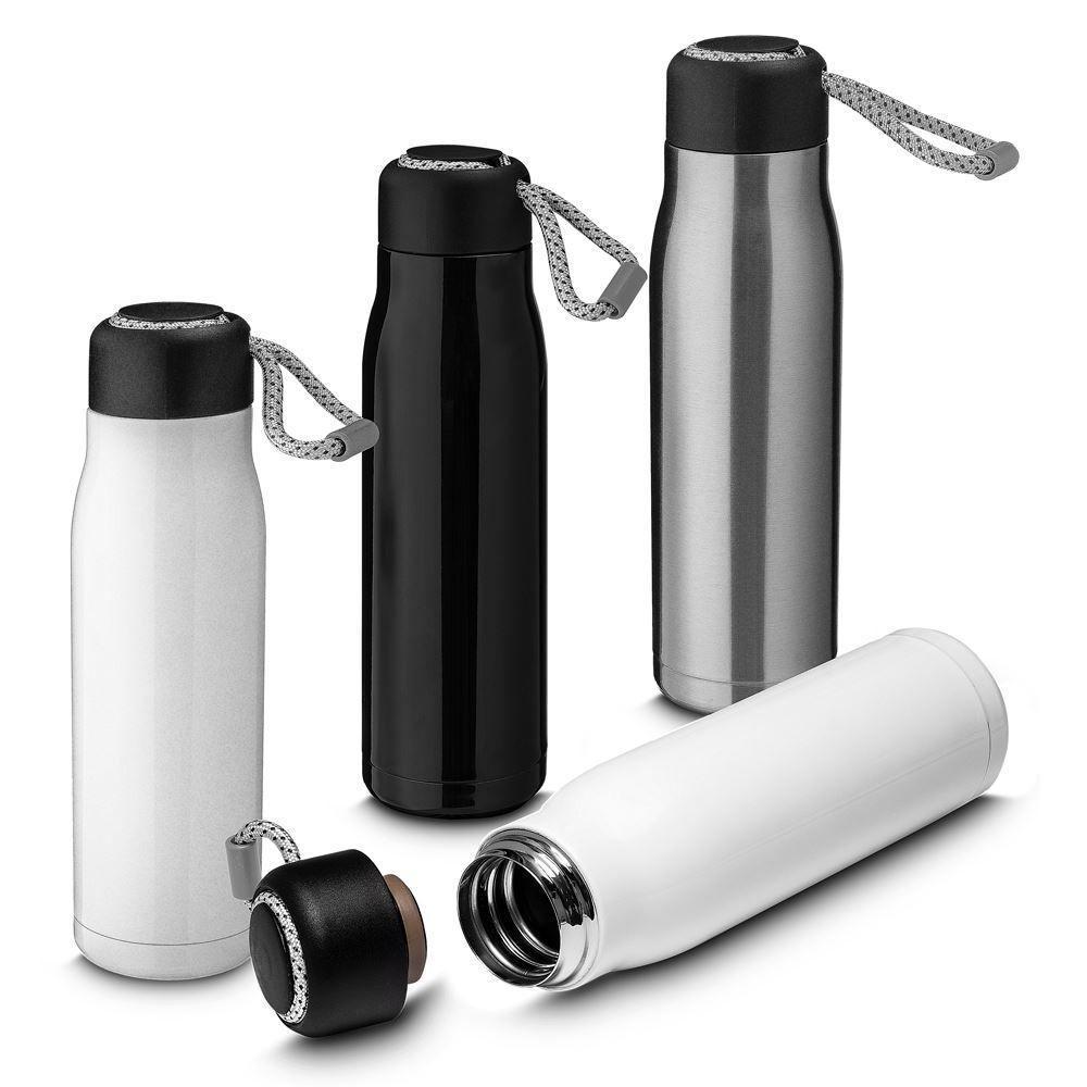 Garrafa Térmica Inox 550ml Com Alça E Isolamento Duplo Para Bebidas Quentes E Frias - 2