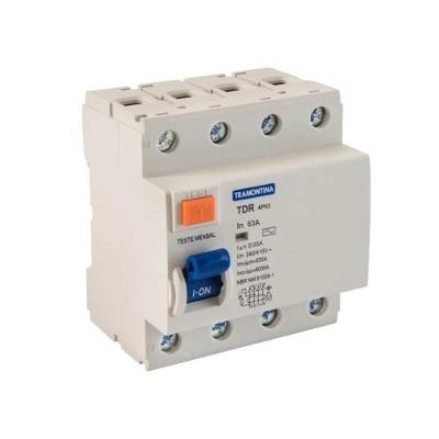 Disjuntor Dr Tetrapolar 63a-30ma Tramontina - Proteção Elétrica Residencial