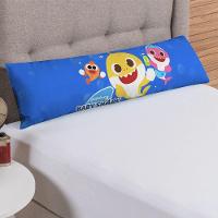 Travesseiro De Corpo Infantil 75cm X 20cm Kit 02 Peças Shark