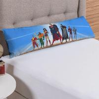 Travesseiro De Corpo Infantil 75cm X 20cm Kit 02 Peças Justica - 3