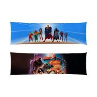 Travesseiro De Corpo Infantil 75cm X 20cm Kit 02 Peças Justica - 7