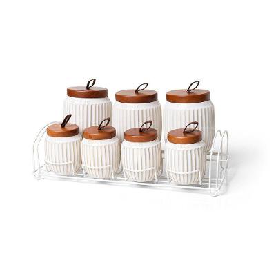 Conjunto De Potes Com Suporte Copa E Cia Dom