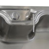 Cuba De Cozinha 60x42 Aço Inox 304 Com Kit Completo Dispenser Válvula E Cesto Aramado - 5